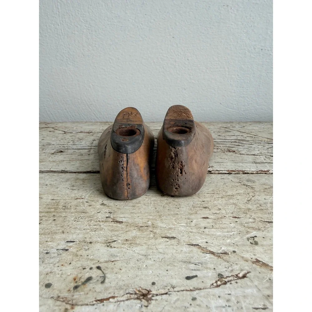 Vintage Morton Last Co Child Wooden Shoe Lasts Size 3.5 MLC 150 Cobbler Forms - Picture 5 of 7